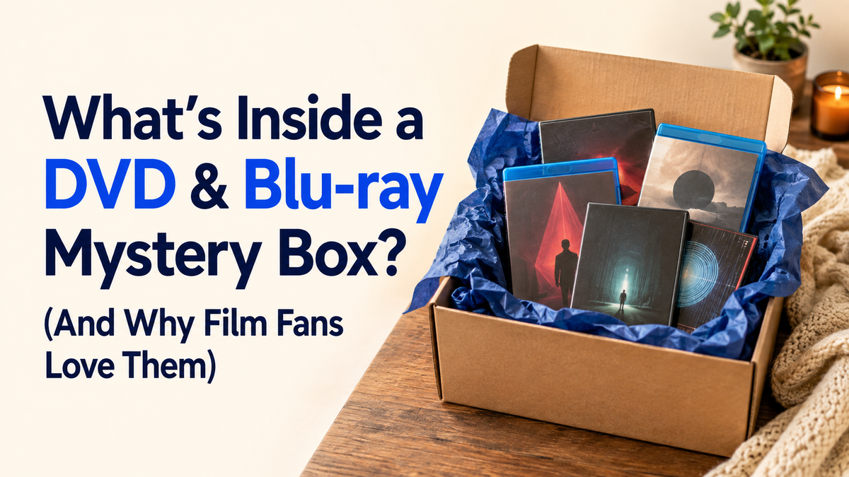 What's inside a DVD and Blu Ray Mystery Box